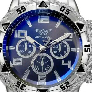 1pc Men's Watch, Large Dial Business Quartz Wrist Watch..NWT